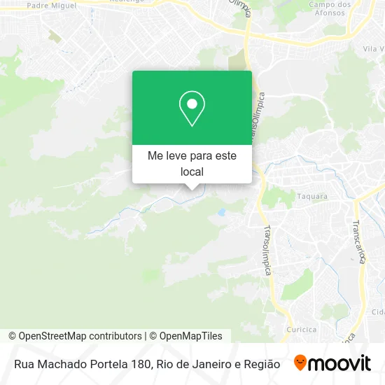 Rua Machado Portela 180 mapa