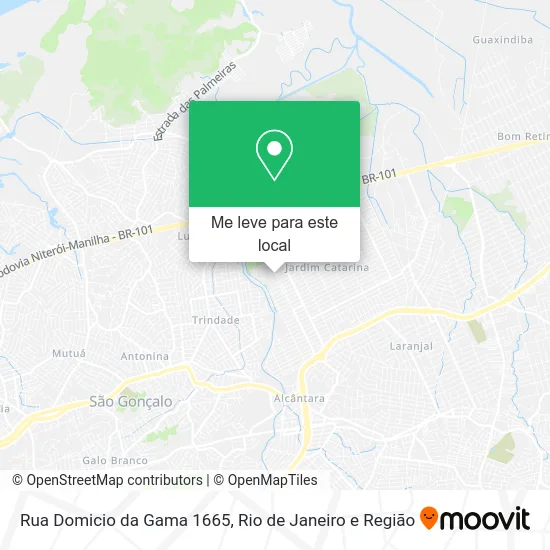 Rua Domicio da Gama 1665 mapa