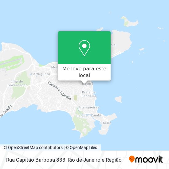 Rua Capitão Barbosa 833 mapa