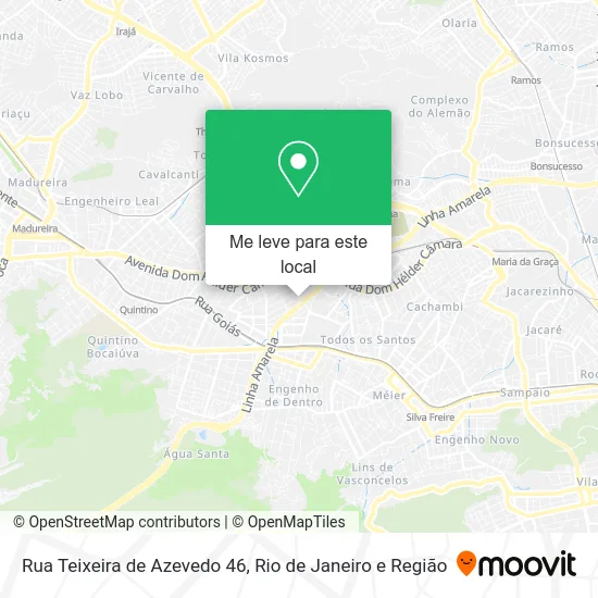 Rua Teixeira de Azevedo 46 mapa