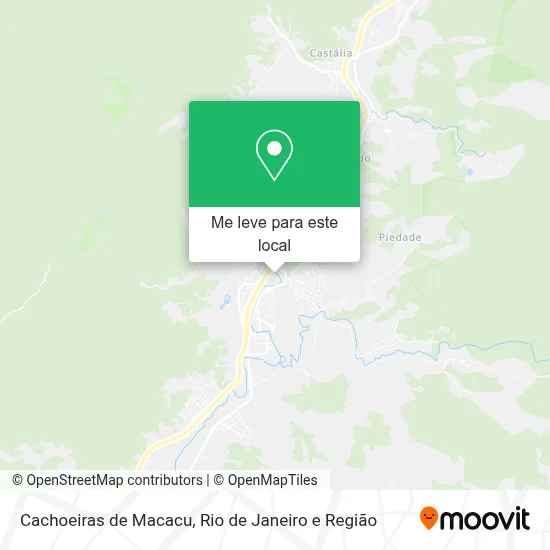 Cachoeiras de Macacu mapa