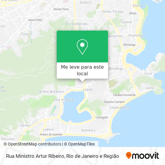 Rua Ministro Artur Ribeiro mapa