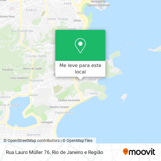 Rua Lauro Müller 76 mapa