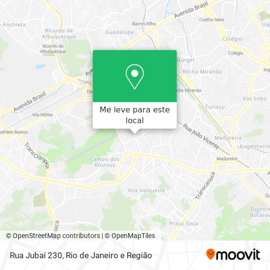 Rua Jubaí 230 mapa