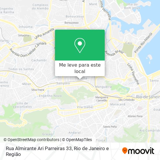 Rua Almirante Ari Parreiras 33 mapa
