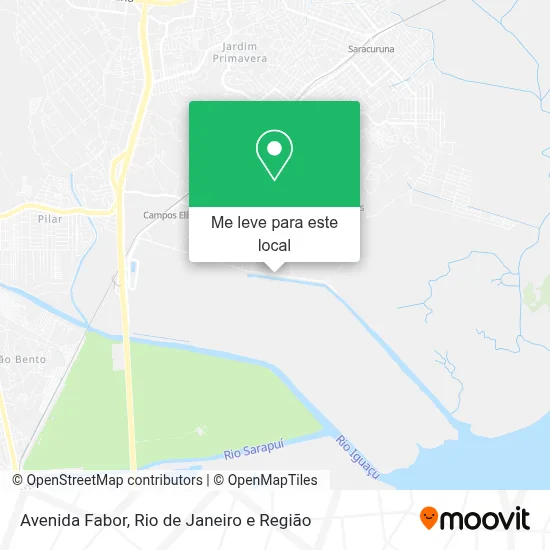 Avenida Fabor mapa