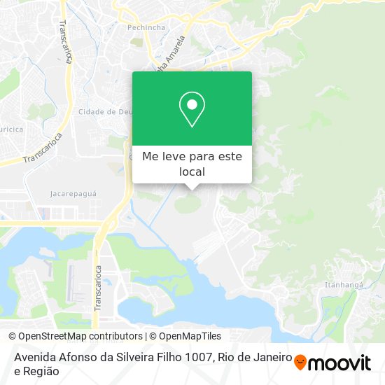 Avenida Afonso da Silveira Filho 1007 mapa