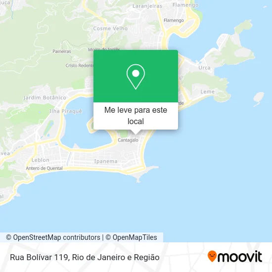 Rua Bolívar 119 mapa