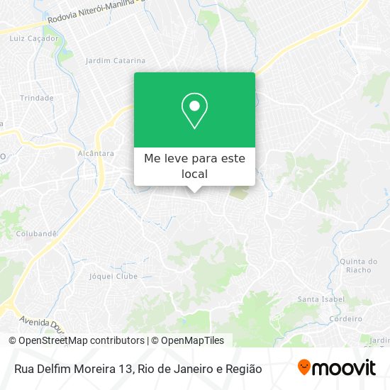 Rua Delfim Moreira 13 mapa
