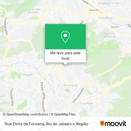 Rua Elvira da Fonseca mapa