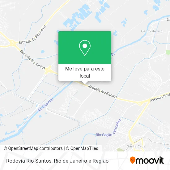Rodovia Rio-Santos mapa
