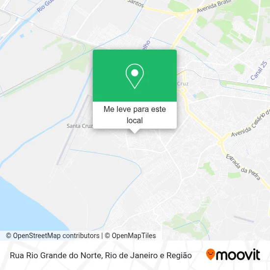 Rua Rio Grande do Norte mapa