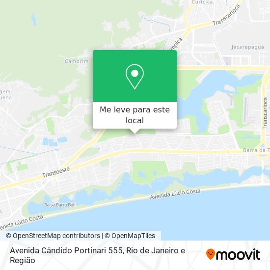 Avenida Cândido Portinari 555 mapa