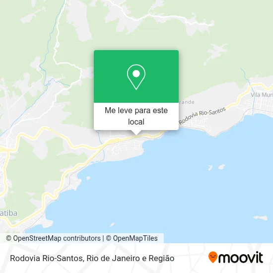 Rodovia Rio-Santos mapa