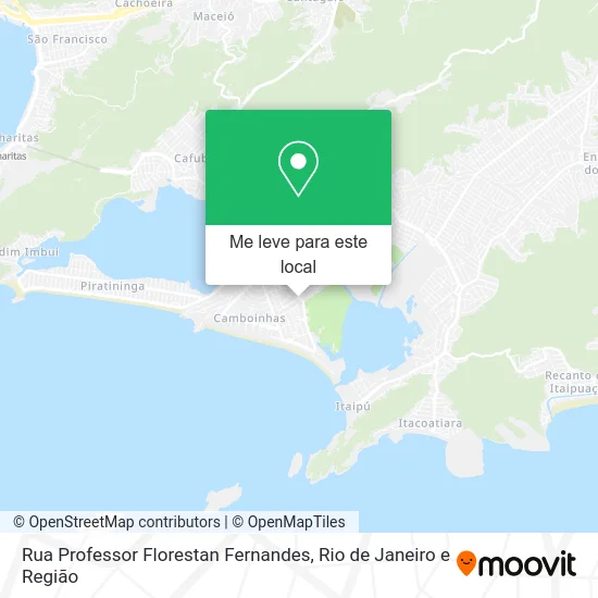 Rua Professor Florestan Fernandes mapa