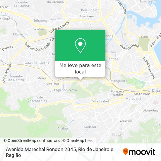 Avenida Marechal Rondon 2045 mapa