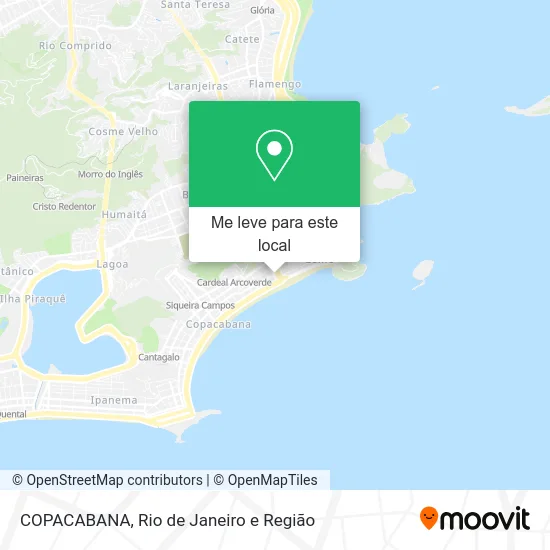COPACABANA mapa