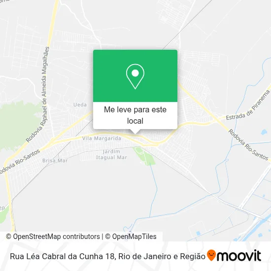 Rua Léa Cabral da Cunha 18 mapa