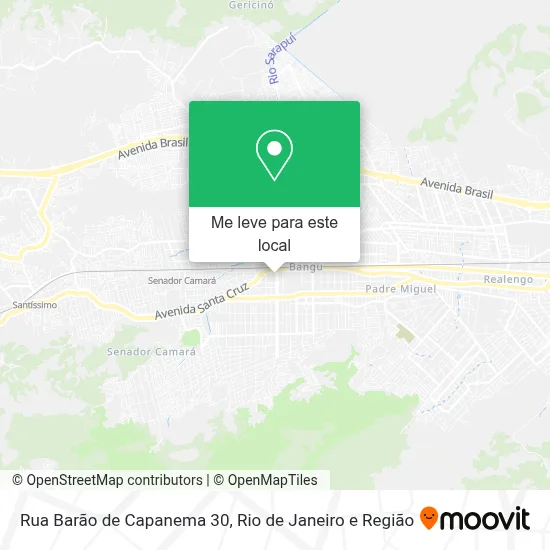 Rua Barão de Capanema 30 mapa