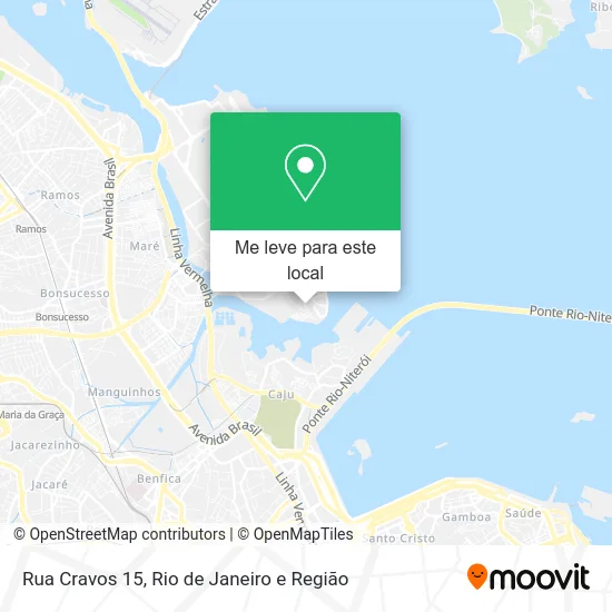 Rua Cravos 15 mapa
