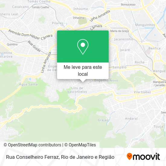 Rua Conselheiro Ferraz mapa