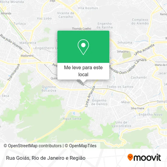 Rua Goiás mapa