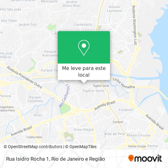 Rua Isidro Rocha 1 mapa