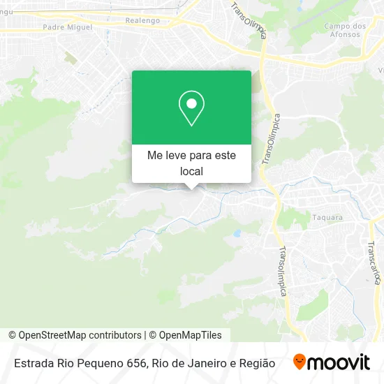 Estrada Rio Pequeno 656 mapa