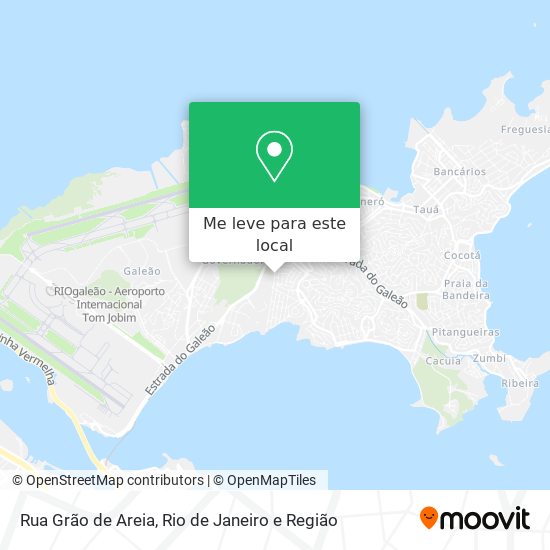 Rua Grão de Areia mapa