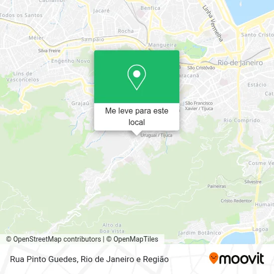 Rua Pinto Guedes mapa