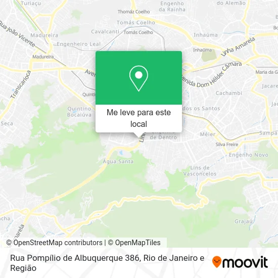 Rua Pompílio de Albuquerque 386 mapa