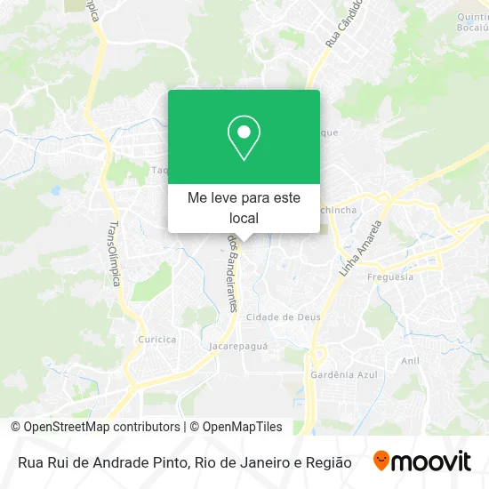 Rua Rui de Andrade Pinto mapa