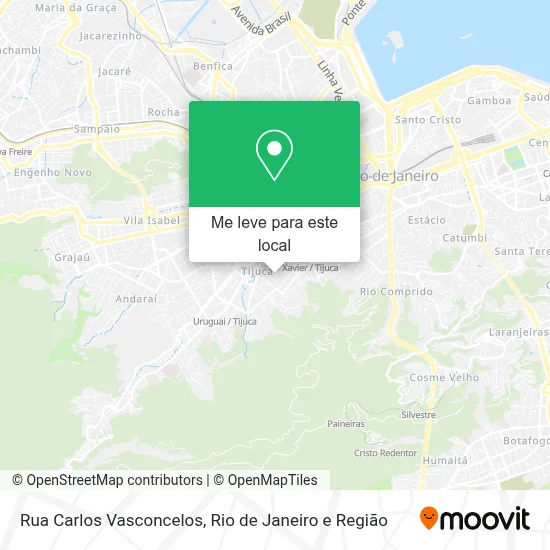 Rua Carlos Vasconcelos mapa