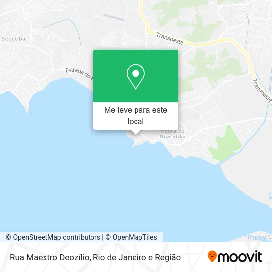 Rua Maestro Deozílio mapa