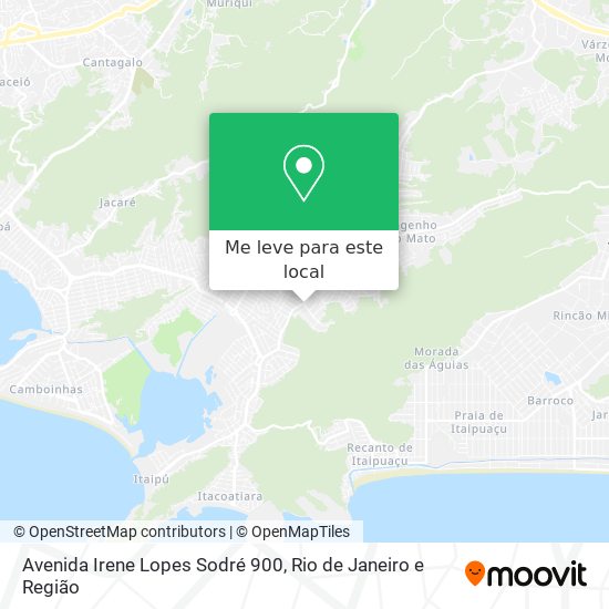 Avenida Irene Lopes Sodré 900 mapa