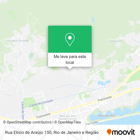 Rua Elísio de Araújo 150 mapa