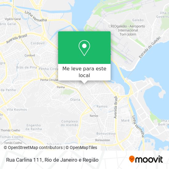 Rua Carlina 111 mapa