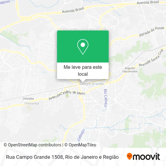 Rua Campo Grande 1508 mapa