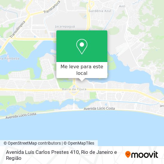 Avenida Luís Carlos Prestes 410 mapa