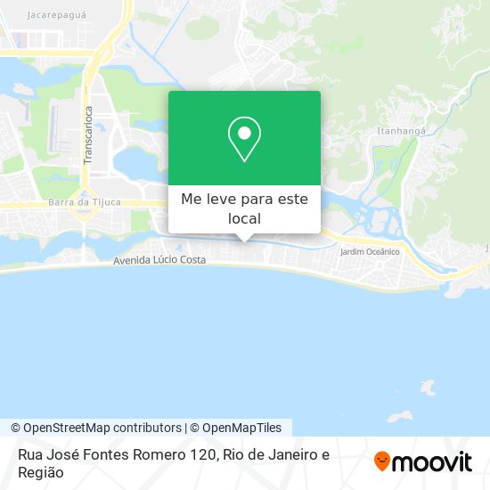 Rua José Fontes Romero 120 mapa