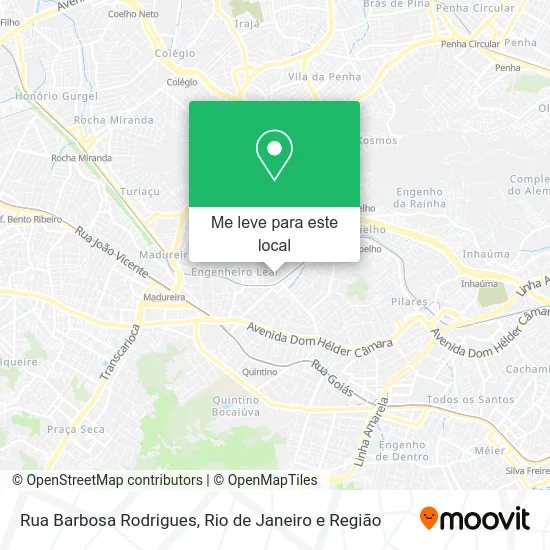 Rua Barbosa Rodrigues mapa