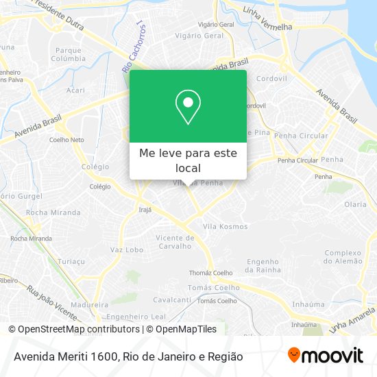 Avenida Meriti 1600 mapa