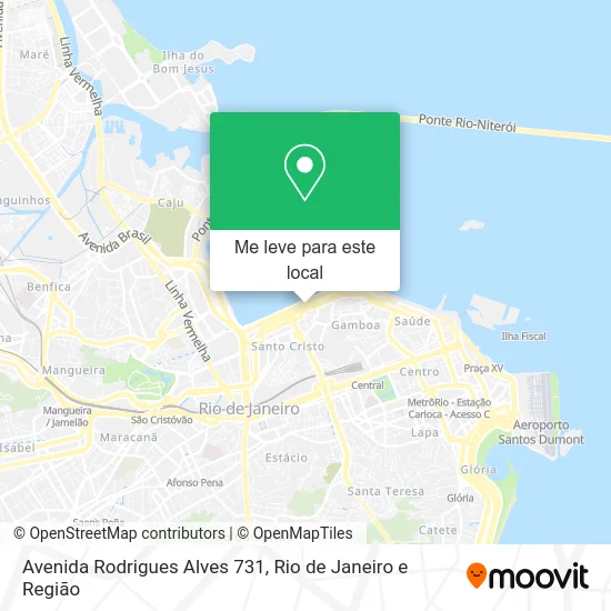 Avenida Rodrigues Alves 731 mapa
