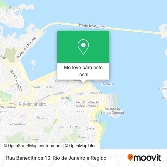 Rua Beneditinos 10 mapa