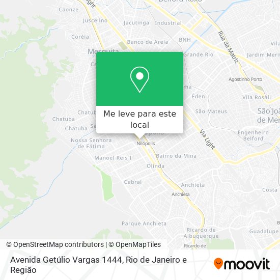Avenida Getúlio Vargas 1444 mapa