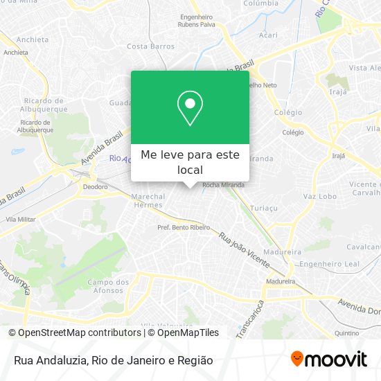 Rua Andaluzia mapa
