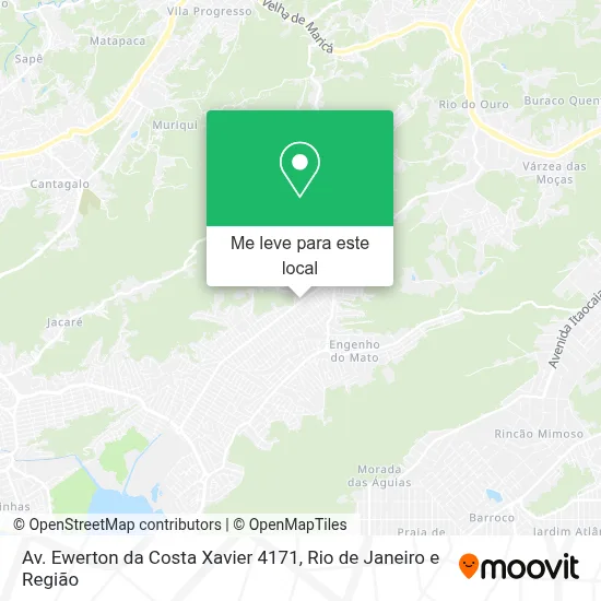 Av. Ewerton da Costa Xavier 4171 mapa