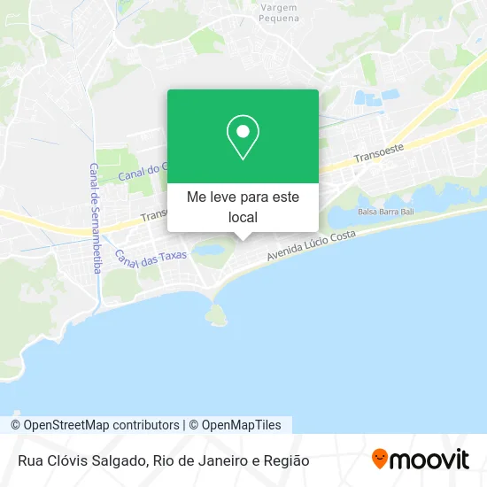 Rua Clóvis Salgado mapa
