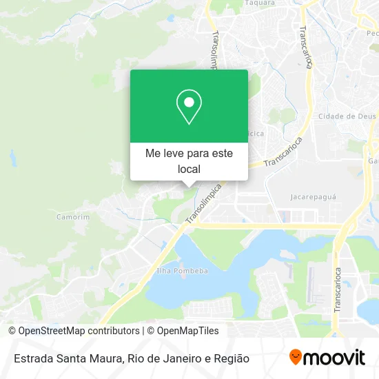 Estrada Santa Maura mapa