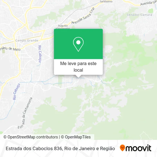 Estrada dos Caboclos 836 mapa
